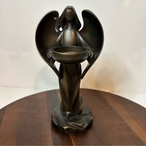 PartyLite Angel Tealight Holder Holy Night Angel – Bronze Finish